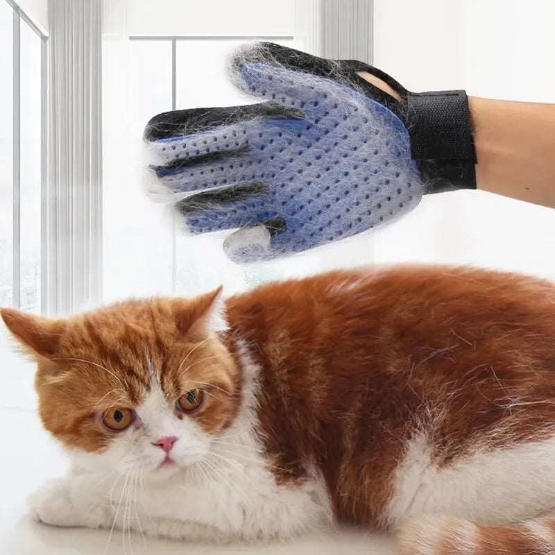 Pet Hair Remover Gloves - Grooming and Cleaning Tool