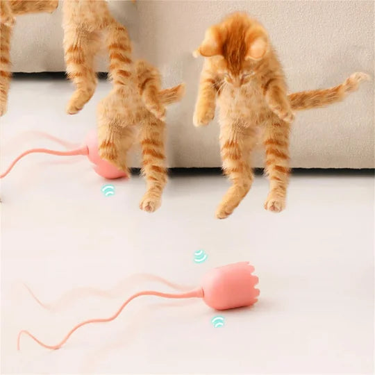 Automatic Silicone Tail Teaser Toy