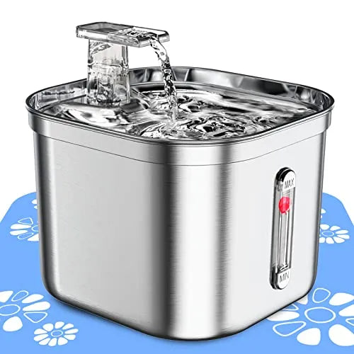 Cat 2.2L Automatic Stainless Steel Water Fountain