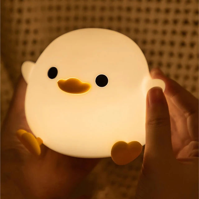 USB Rechargeable Duck Silicone Night Light