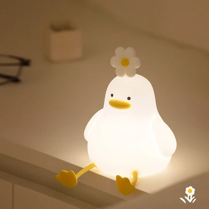 USB Rechargeable Duck Silicone Night Light