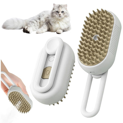 Electric Spray Steam Cat Hair Brush