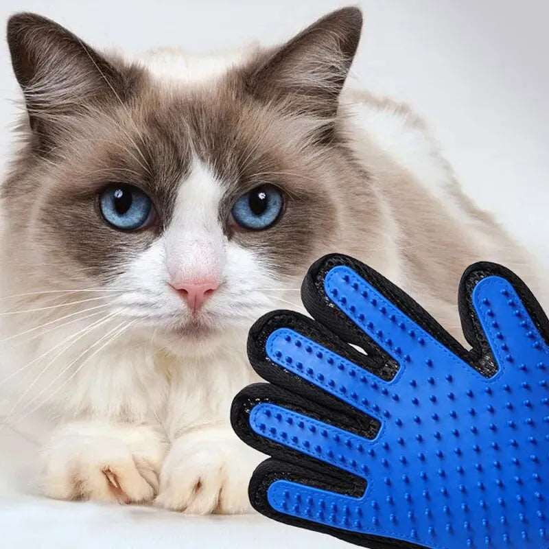 Pet Hair Remover Gloves - Grooming and Cleaning Tool